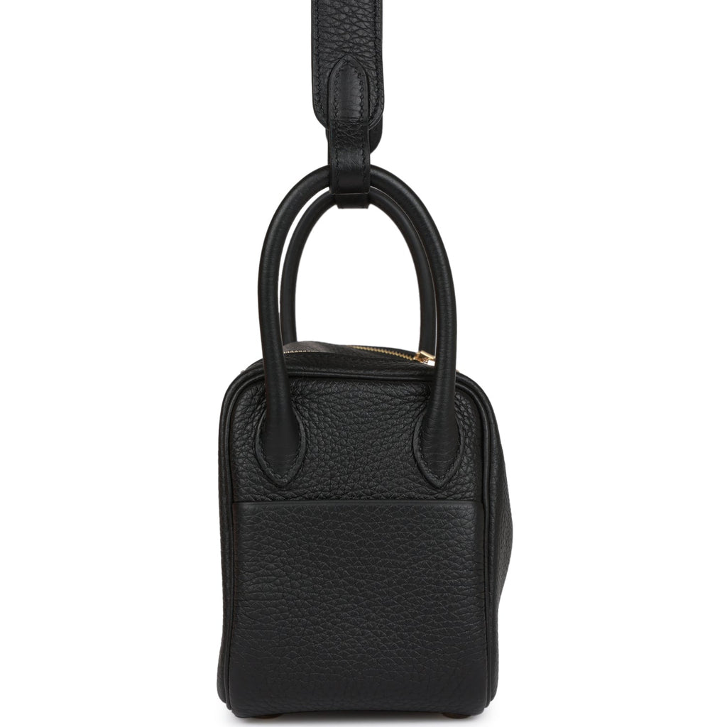 Hermes Mini Lindy Black Clemence Gold Hardware - Payment 1