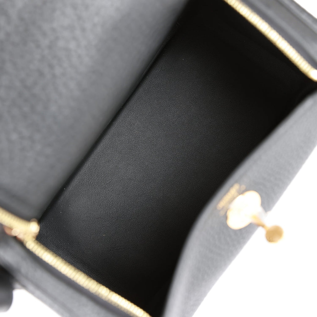 Hermes Mini Lindy Black Clemence Gold Hardware - Payment 1