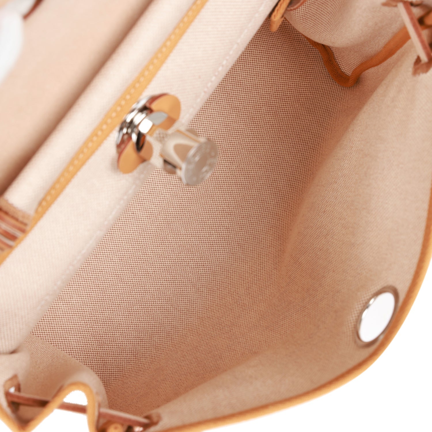 Hermes Herbag Zip PM 31 Brides de Gala Toile H Berline Natural Sable Palladium Hardware