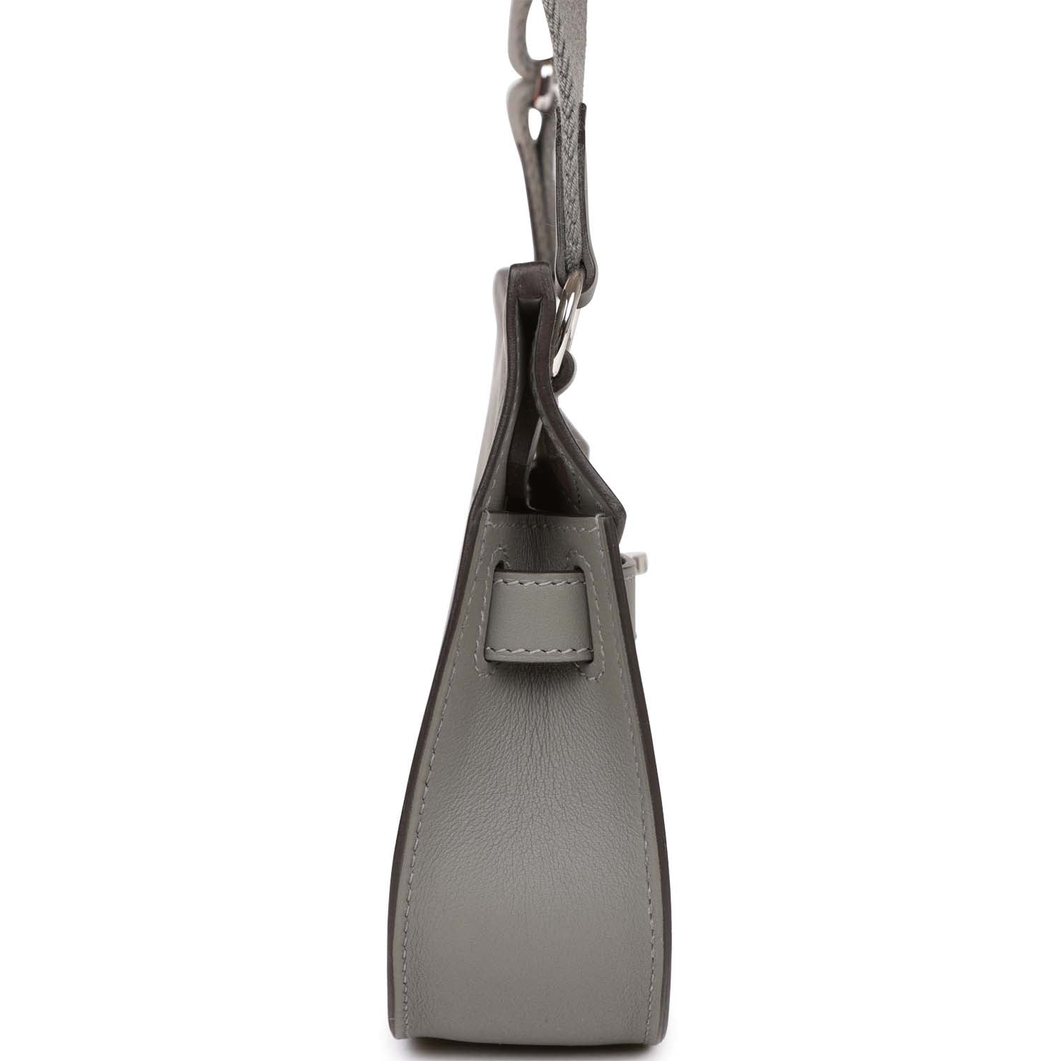 Hermes Jypsiere Mini Gris Meyer Swift Palladium Hardware