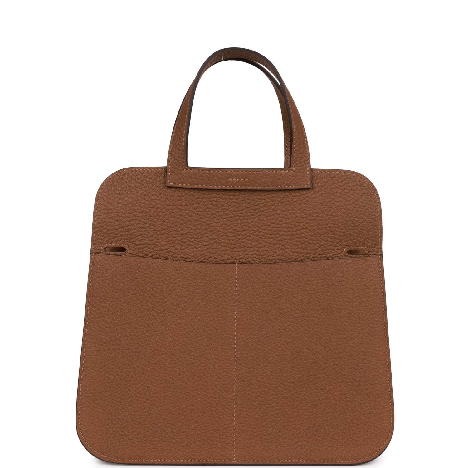 Hermes Halzan 25 Alezan and Biscuit Verso Clemence Palladium Hardware