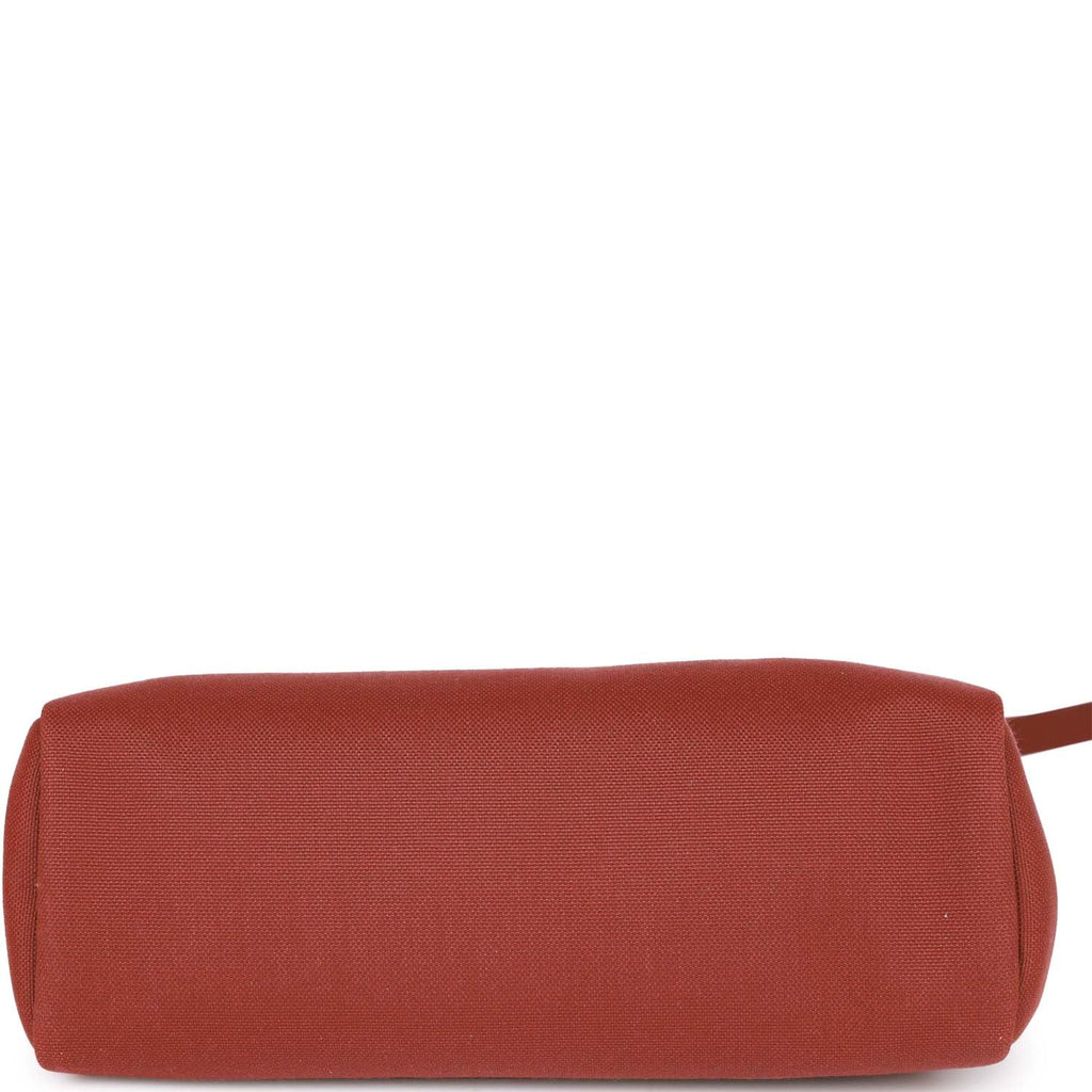Hermes Herbag Zip PM 31 Rouge H Vache Hunter Palladium Hardware