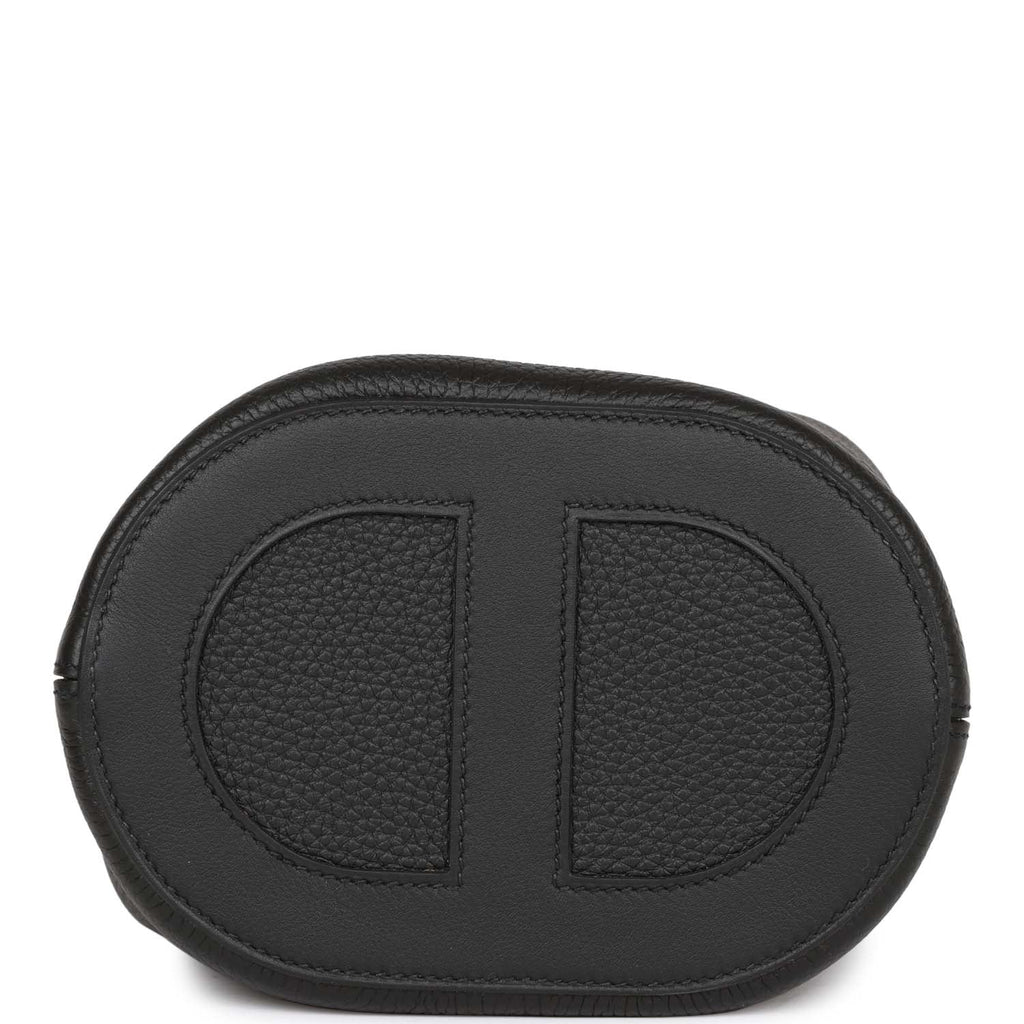 Hermes In-The-Loop 18 Black Clemence and Swift Gold Hardware