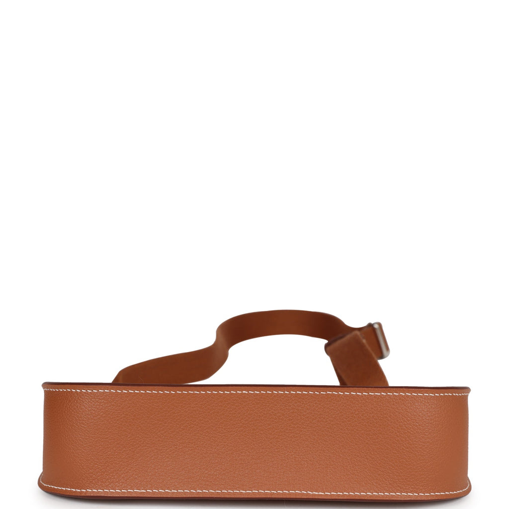 Hermes Jypsiere Mini Gold Evercolor Palladium Hardware