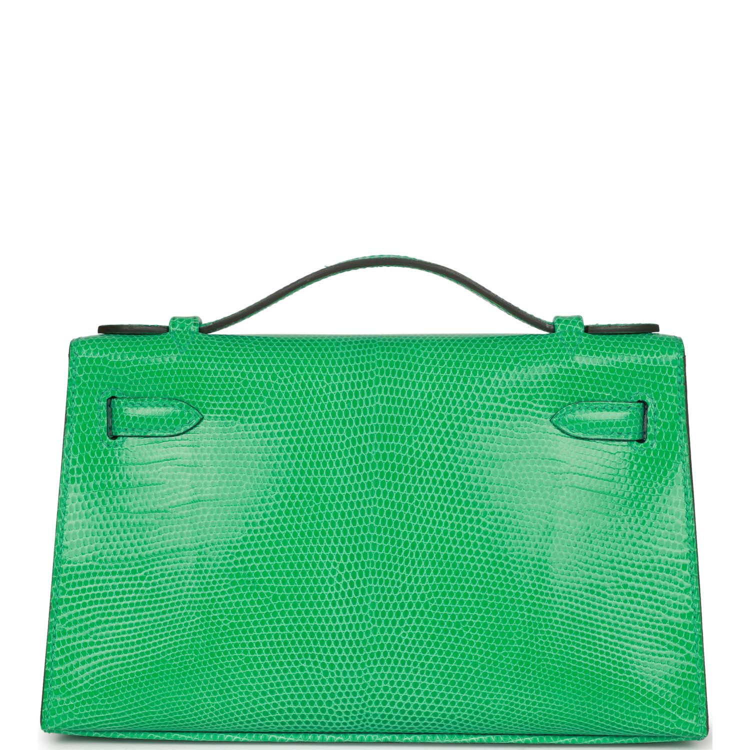 Hermes Mini Kelly Pochette Menthe Varanus Niloticus Lizard Palladium Hardware