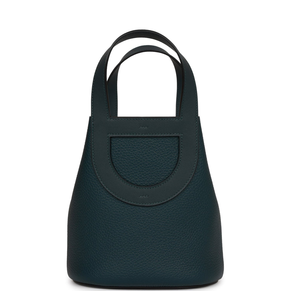 Hermes In-The-Loop 18 Vert Cypress Clemence and Swift Palladium Hardware