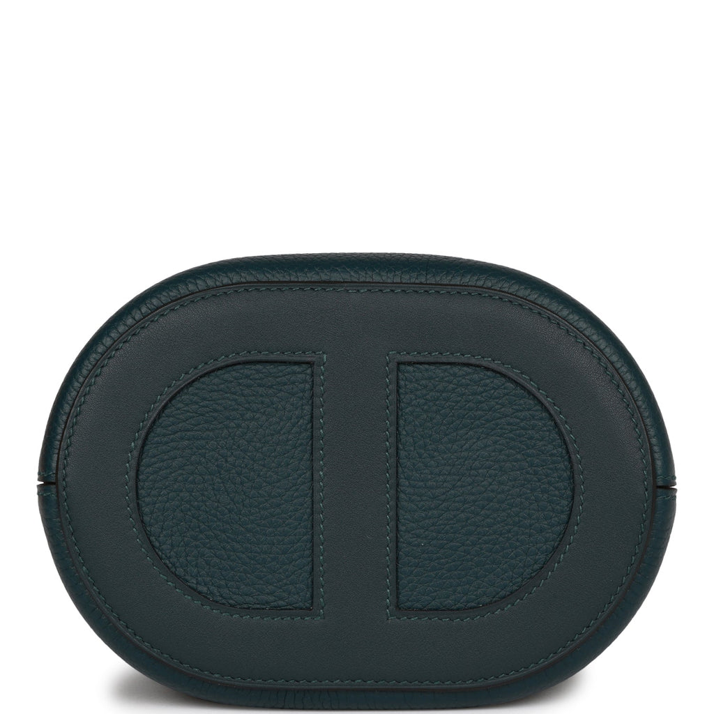 Hermes In-The-Loop 18 Vert Cypress Clemence and Swift Palladium Hardware