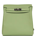 d Hermes Kelly Ado Backpack Vert Criquet Evercolor Verso Palladium Hardware