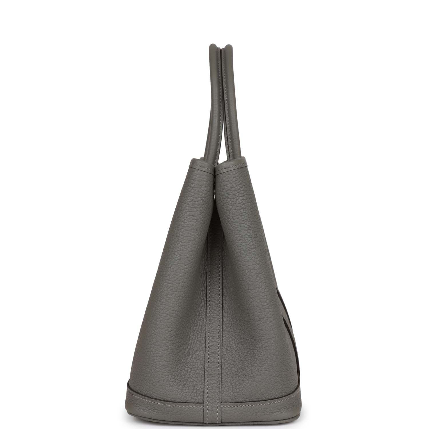 Hermes Garden Party 30 Gris Meyer Negonda Palladium Hardware