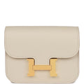 Hermes Constance Slim Wallet Beton Evercolor Gold Hardware