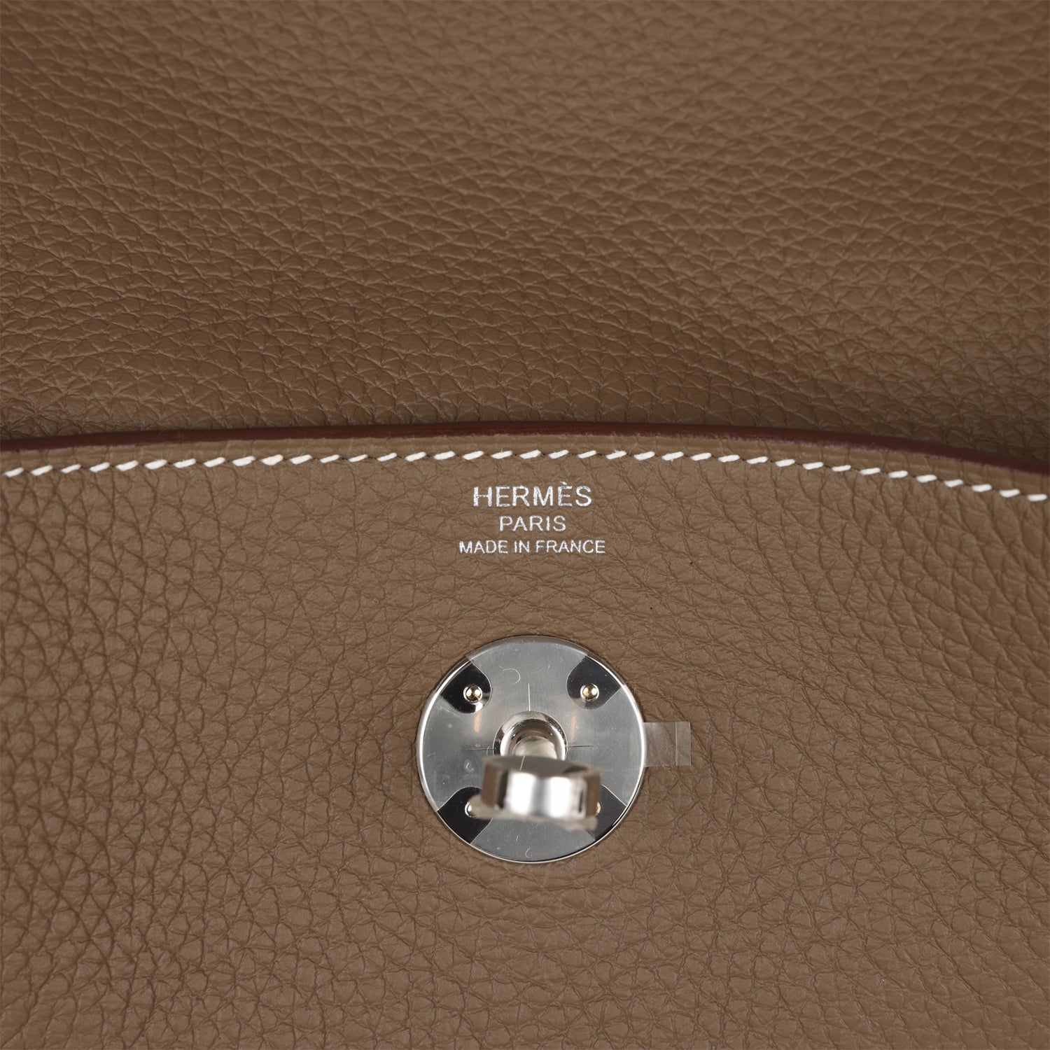 Hermes Lindy 26 Etoupe Clemence Palladium Hardware