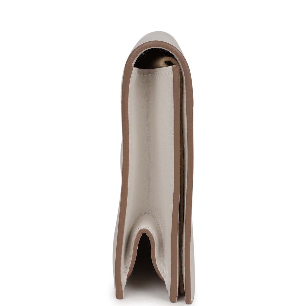 Hermes Shadow Kelly Cut Gris Pale Swift