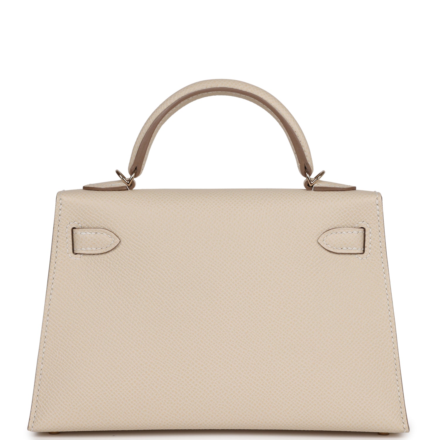 Hermes Special Order (HSS) Kelly Sellier 20 Craie Verso Epsom Permabrass Hardware