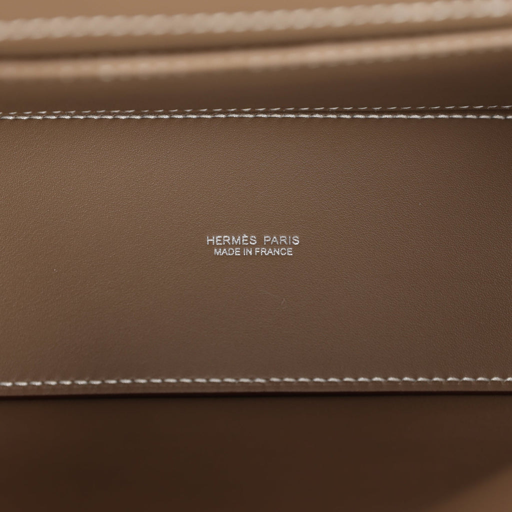 Hermes Kelly Danse Etoupe Swift Palladium Hardware