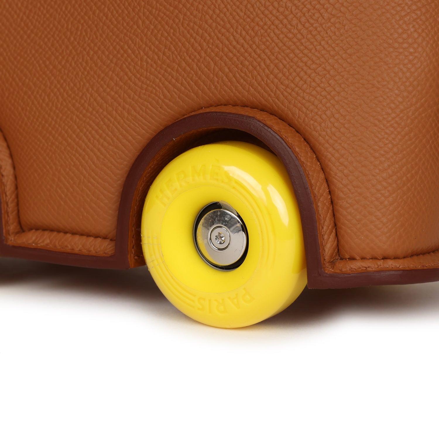 Hermes Limited Edition Bolide On Wheels 1923 Gold Epsom Palladium Hardware