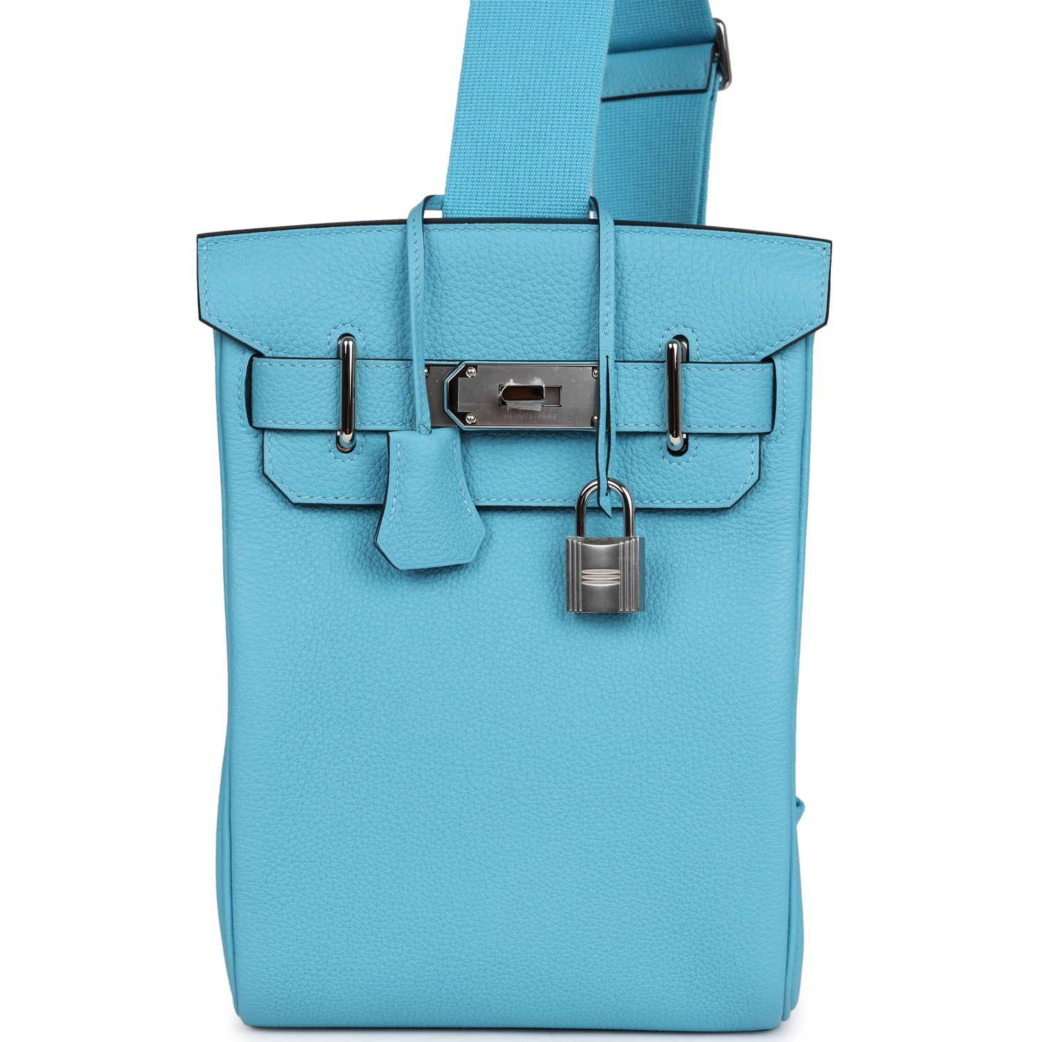 Hermes Hac A Dos PM Bleu Du Nord Togo Palladium Hardware