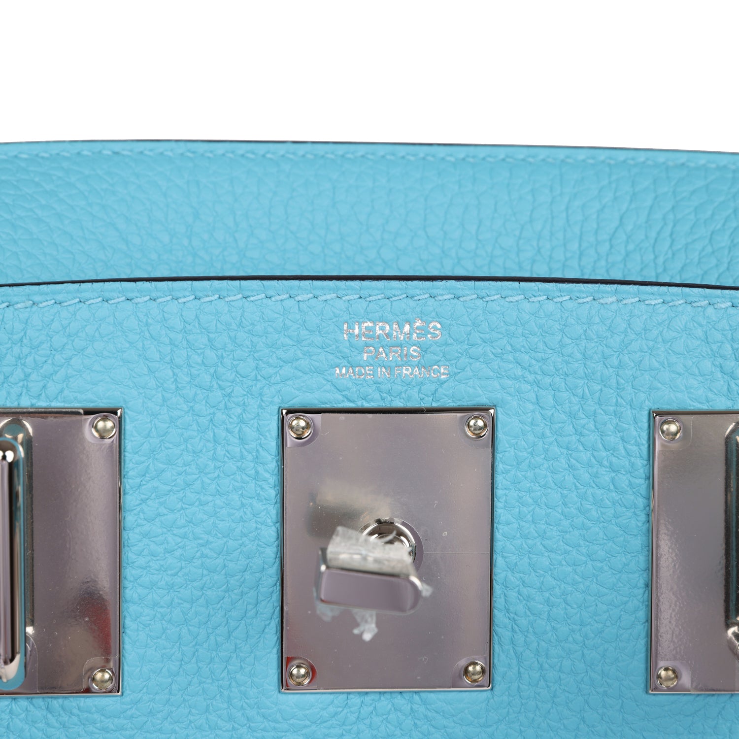 Hermes Hac A Dos PM Bleu Du Nord Togo Palladium Hardware