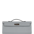 Hermes Kelly Cut Bleu Glacier Epsom Palladium Hardware