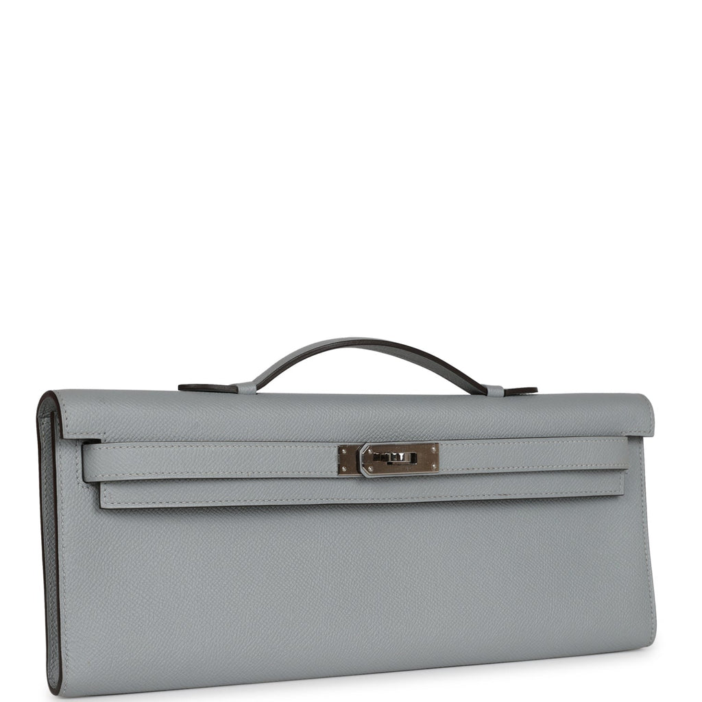 Hermes Kelly Cut Bleu Glacier Epsom Palladium Hardware