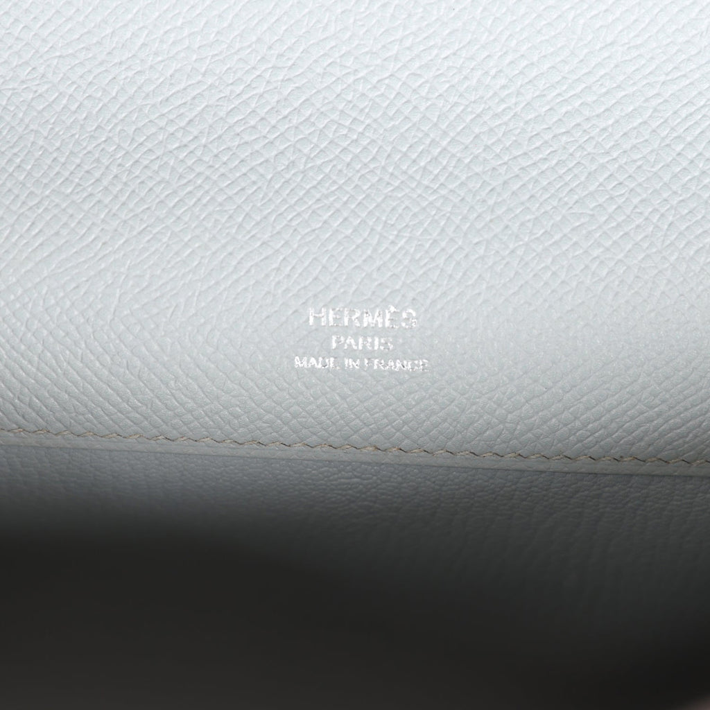 Hermes Kelly Cut Bleu Glacier Epsom Palladium Hardware
