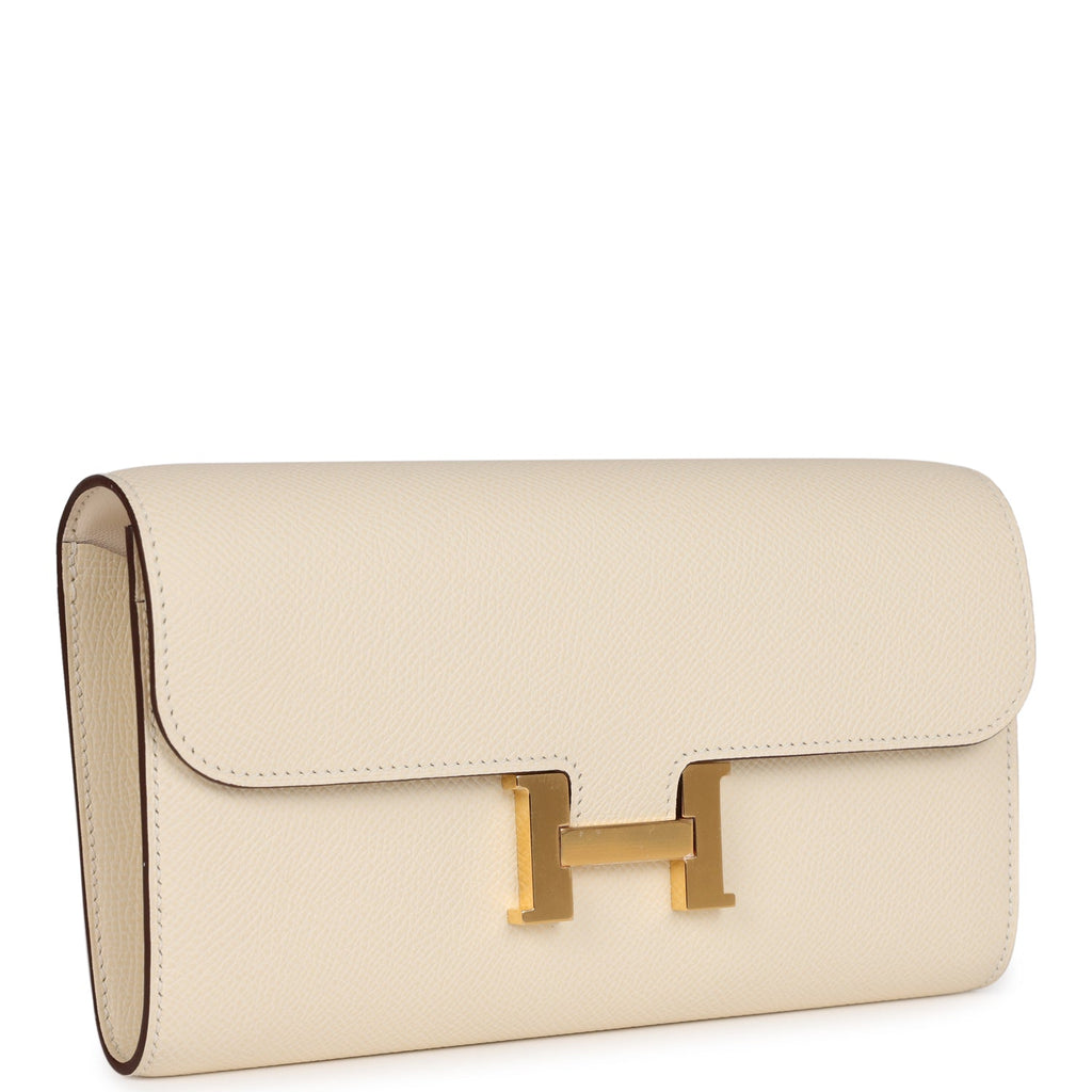 Hermes Constance To Go Wallet Nata Epsom Gold Hardware