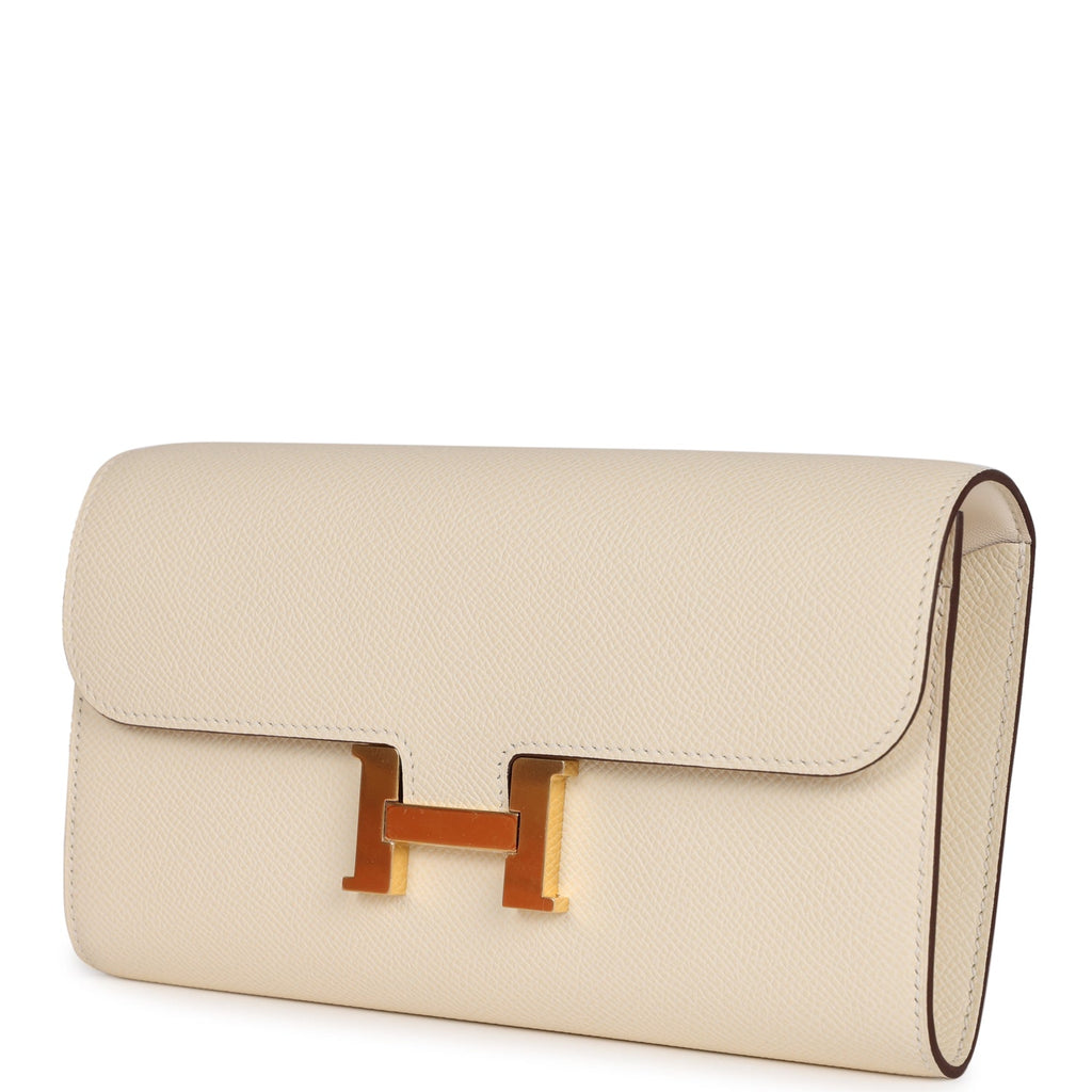 Hermes Constance To Go Wallet Nata Epsom Gold Hardware