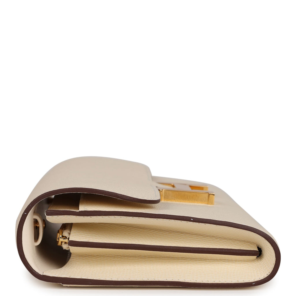 Hermes Constance To Go Wallet Nata Epsom Gold Hardware