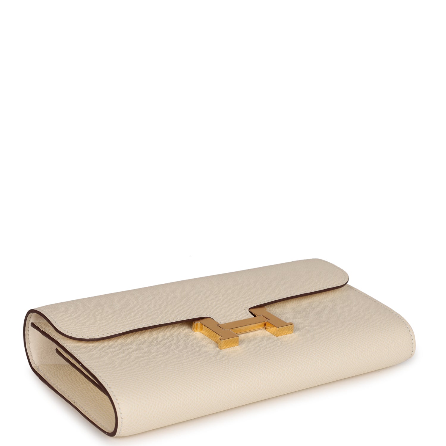 Hermes Constance To Go Wallet Nata Epsom Gold Hardware