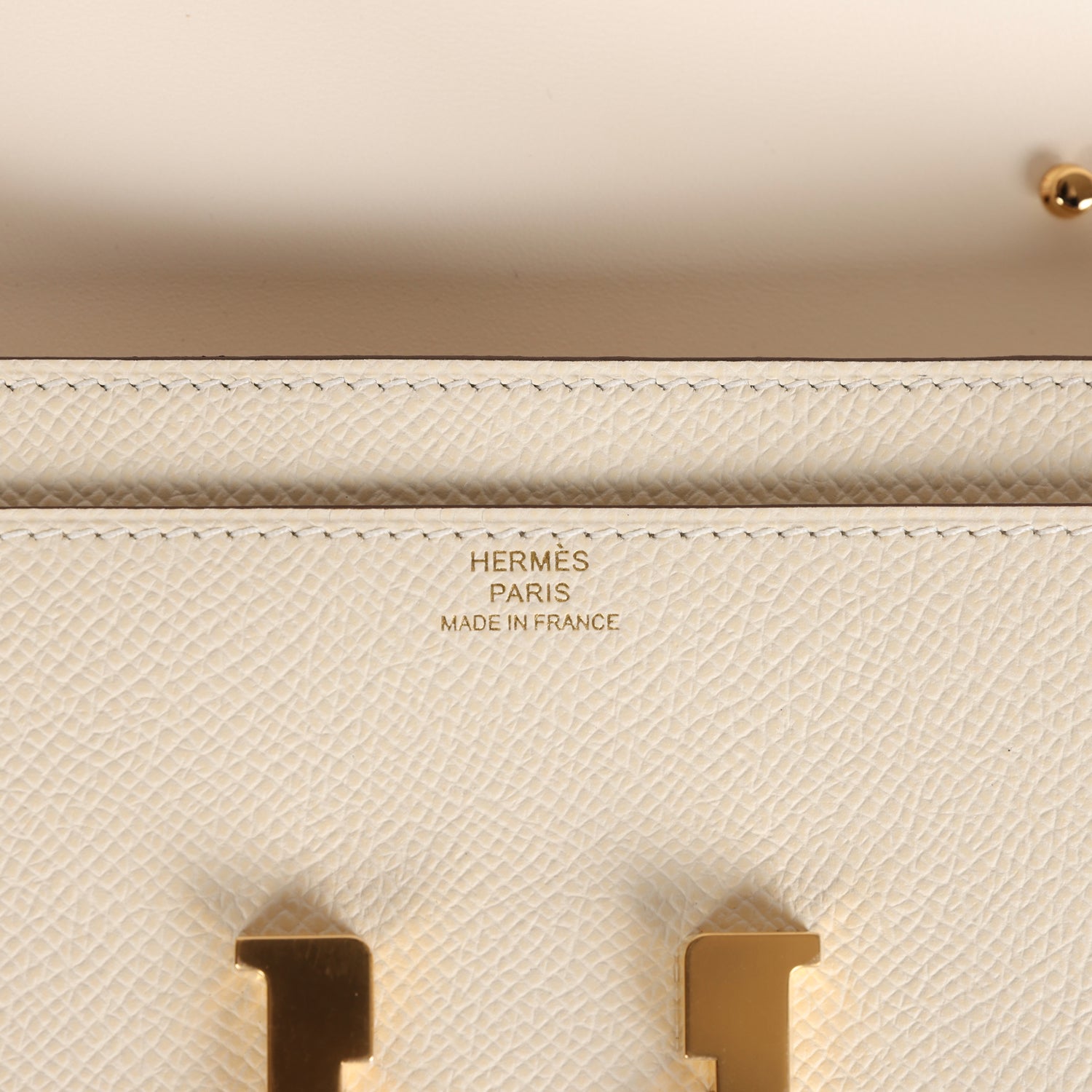 Hermes Constance To Go Wallet Nata Epsom Gold Hardware