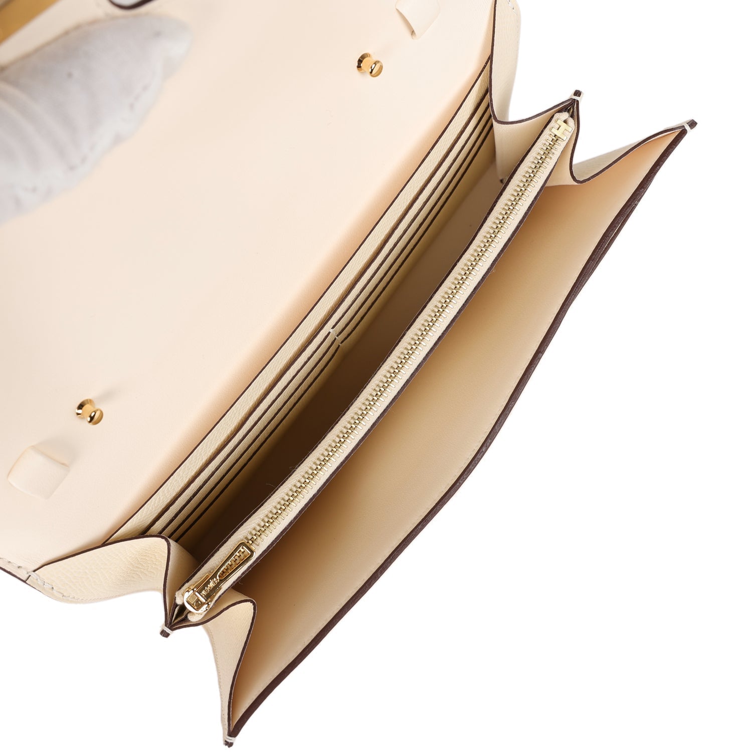 Hermes Constance To Go Wallet Nata Epsom Gold Hardware