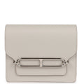 Hermes Roulis Slim Wallet Gris Perle Evercolor Palladium Hardware