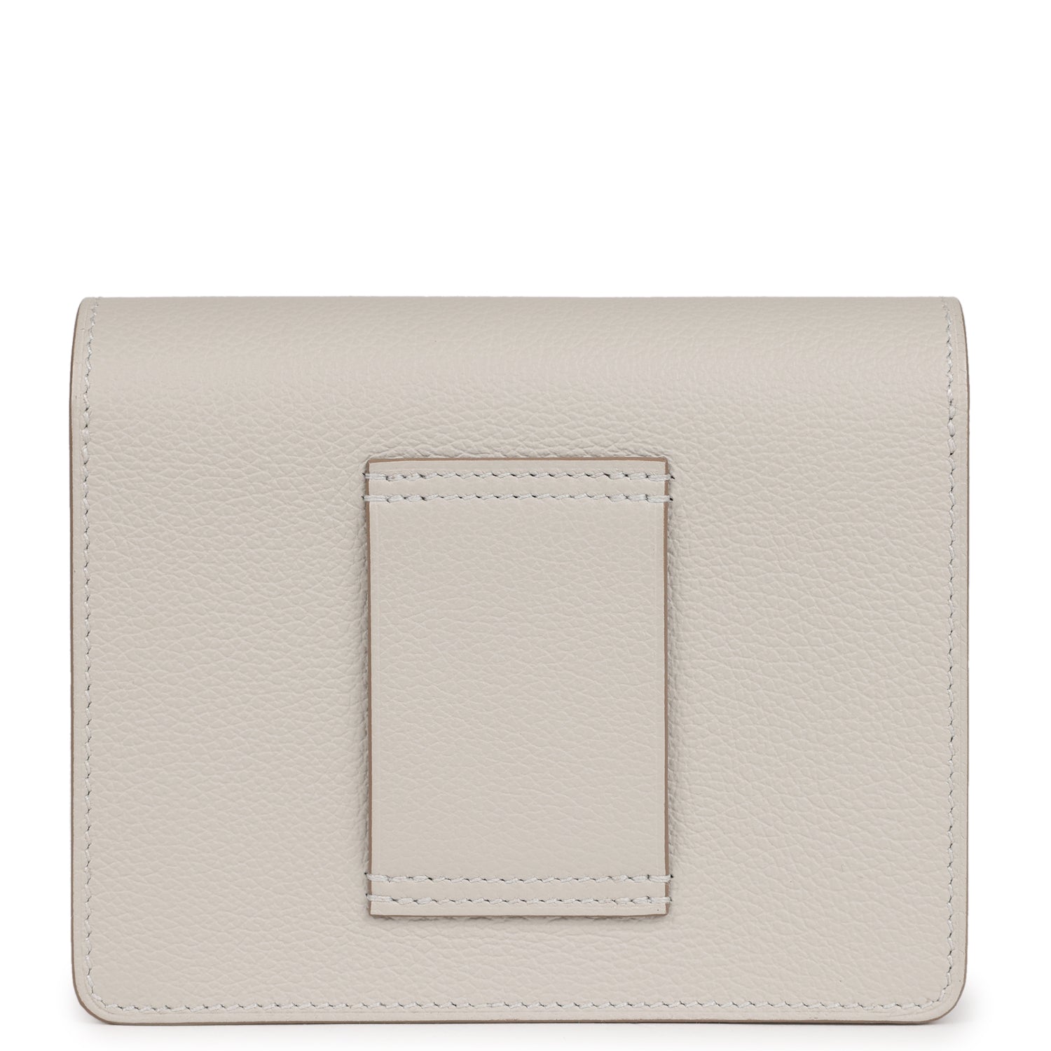 Hermes Roulis Slim Wallet Gris Perle Evercolor Palladium Hardware