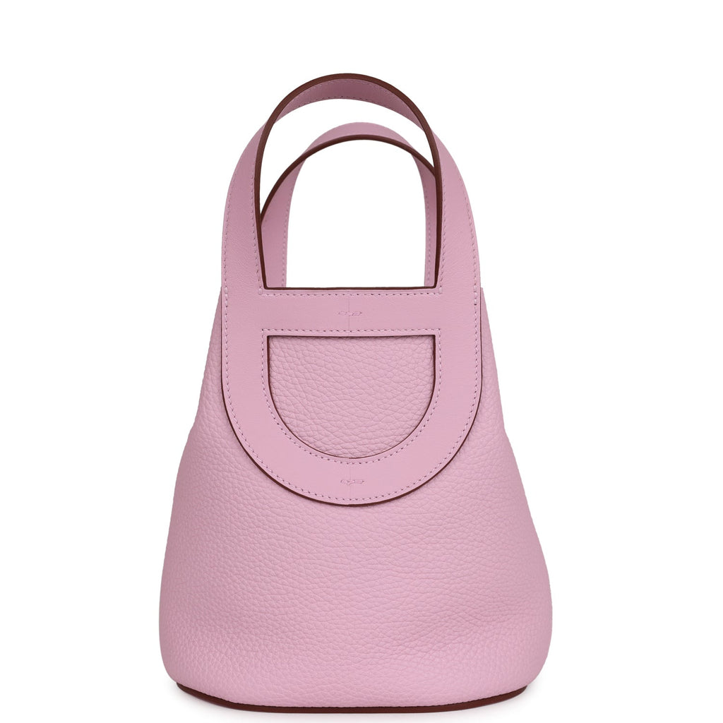 Hermes In-The-Loop 18 Mauve Sylvestre Clemence and Swift Palladium Hardware