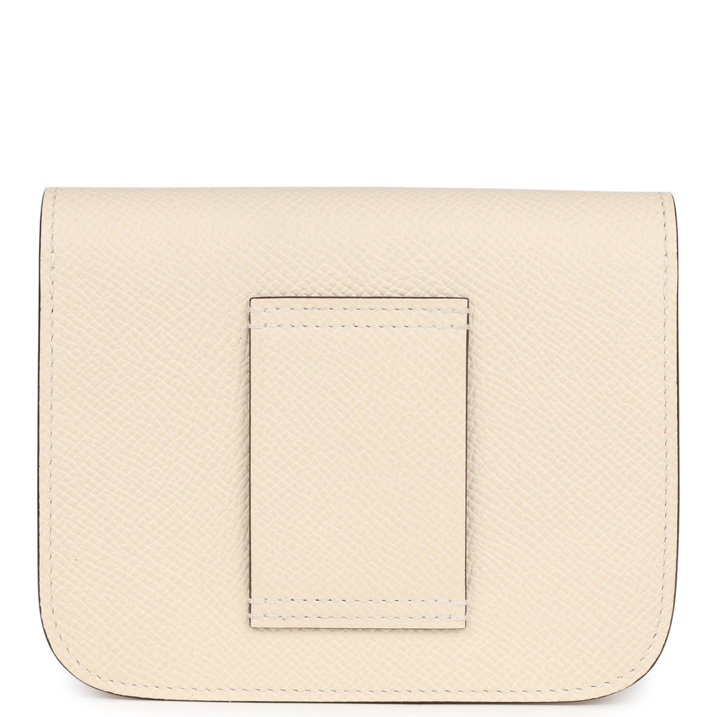 Hermes Constance Slim Wallet Craie Epsom Lime Enamel Palladium Hardware