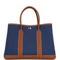 Hermes Garden Party 30 Gold and Bleu Brighton Negonda and Toile Palladium Hardware