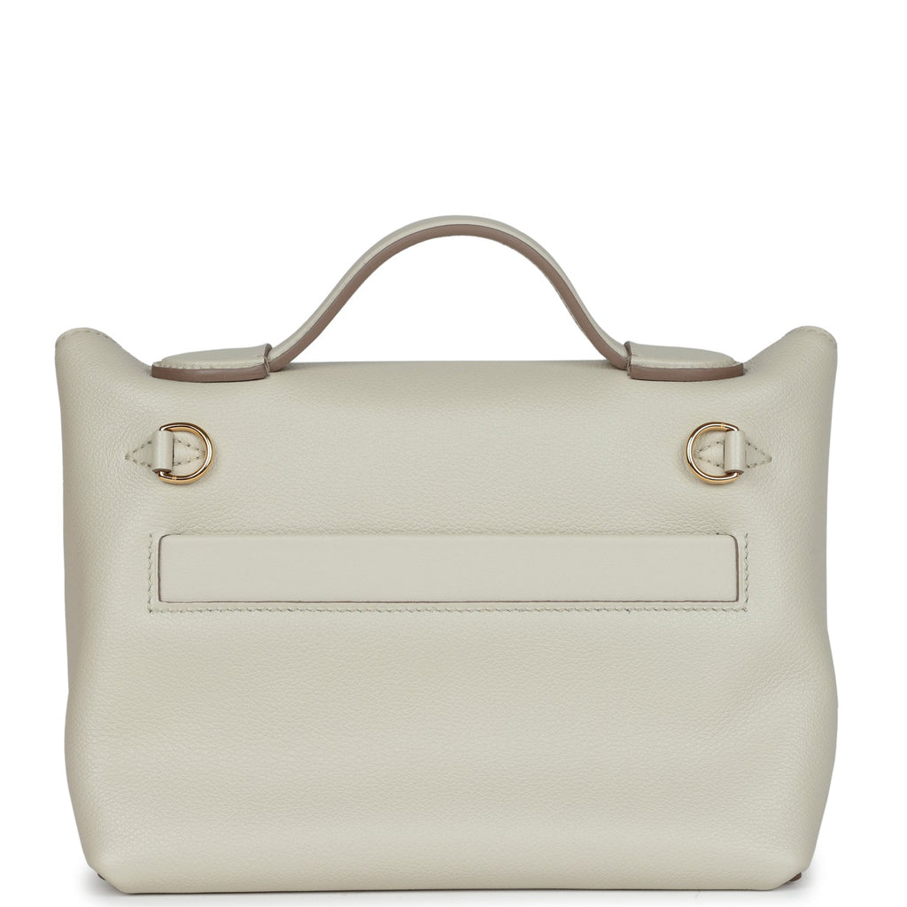 Hermes Mini 24/24 Beton Evercolor and Swift Gold Hardware