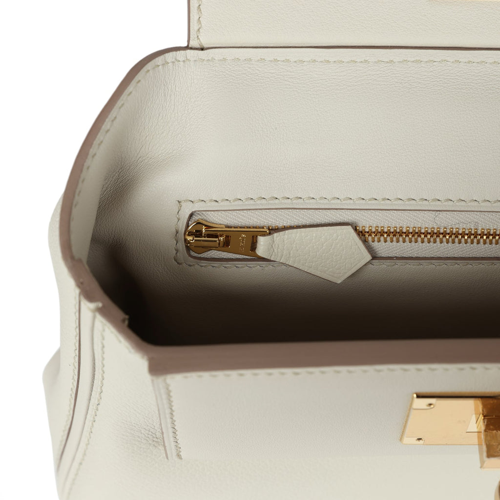 Hermes Mini 24/24 Beton Evercolor and Swift Gold Hardware