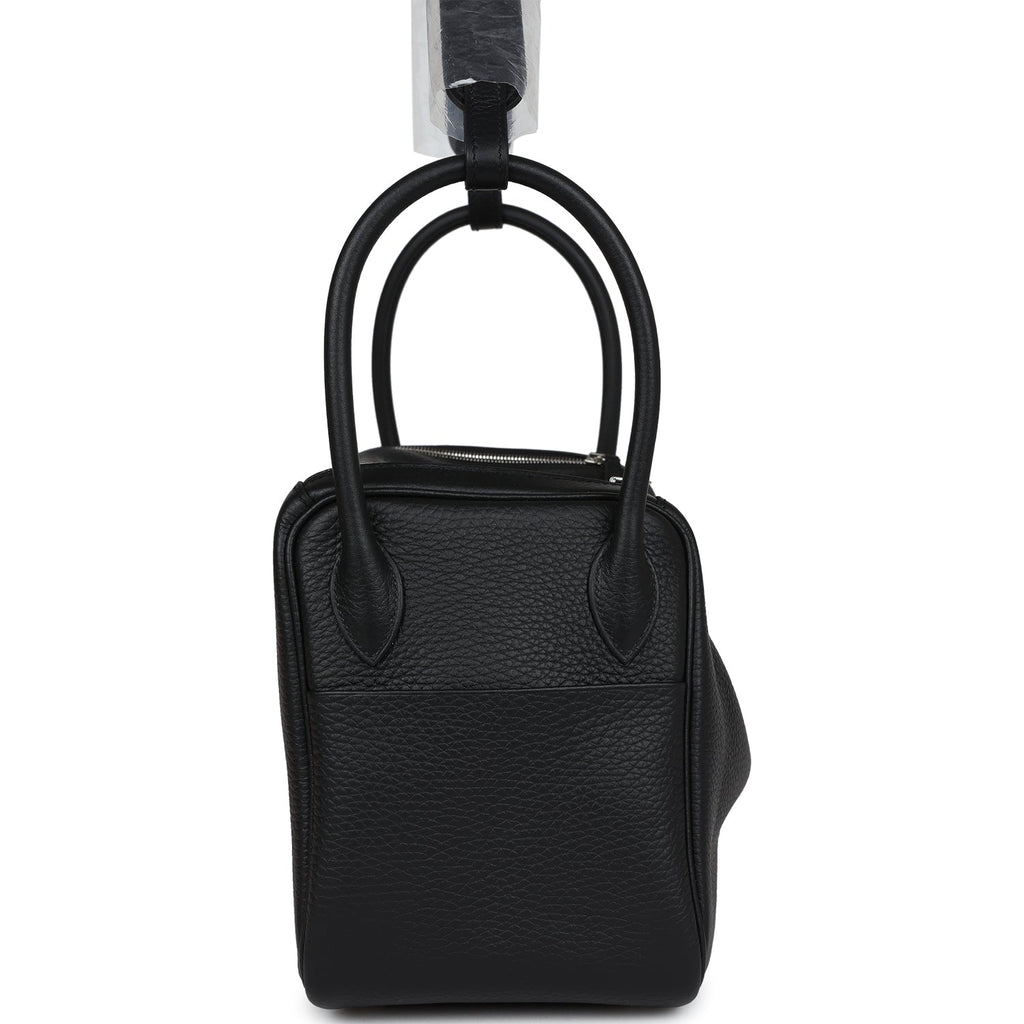 Hermes Lindy 26 Black Clemence Palladium Hardware
