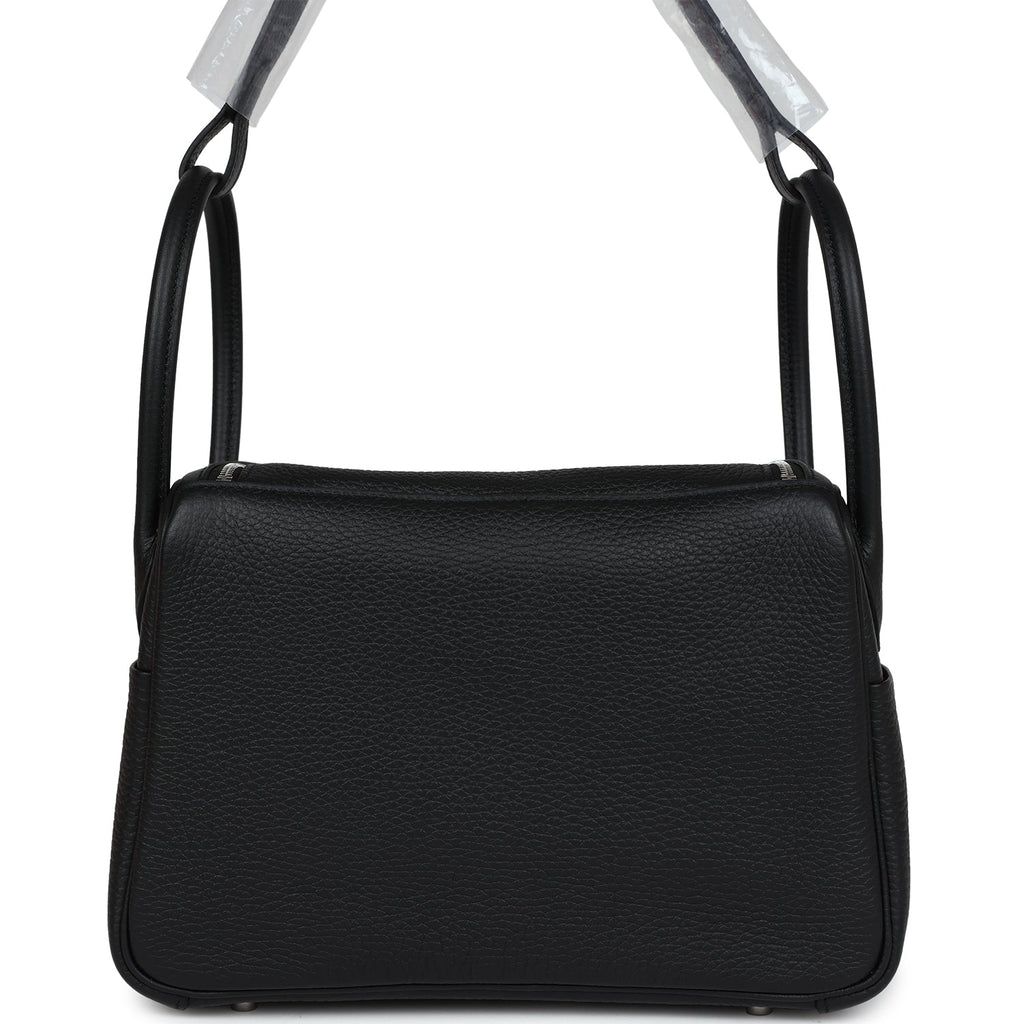 Hermes Lindy 26 Black Clemence Palladium Hardware