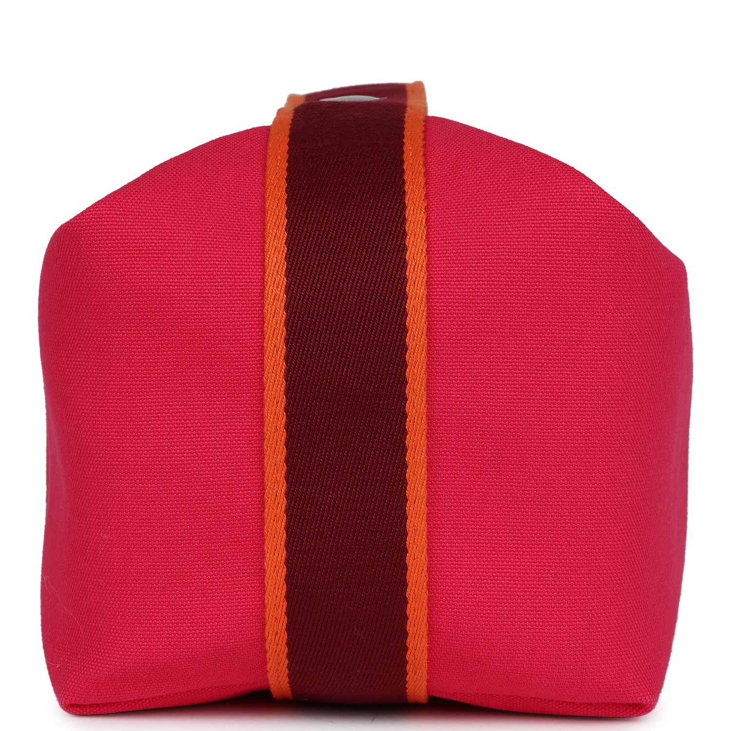 Hermes Bride-A-Brac GM Hibiscus Canvas Palladium Hardware
