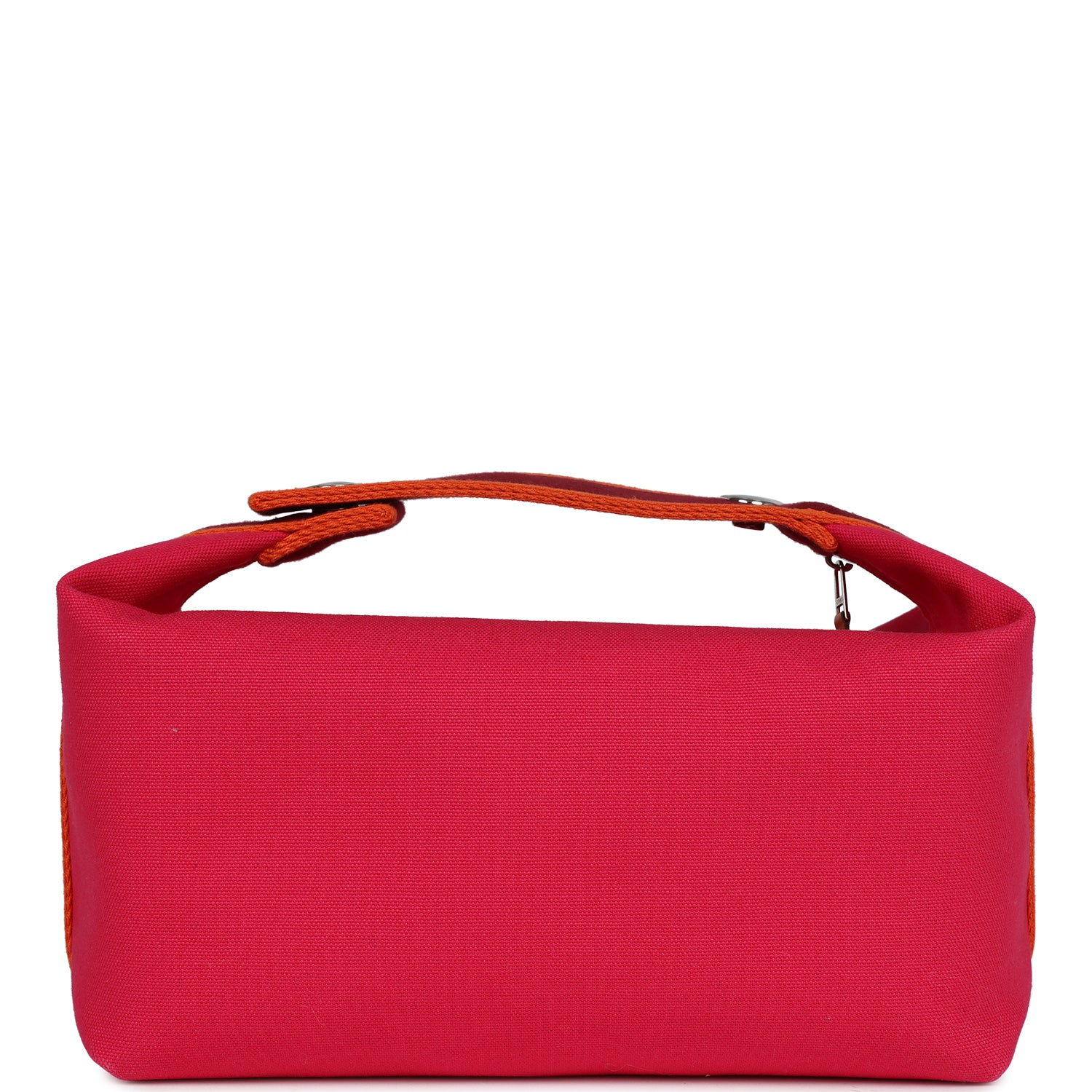 Hermes Bride-A-Brac GM Hibiscus Canvas Palladium Hardware