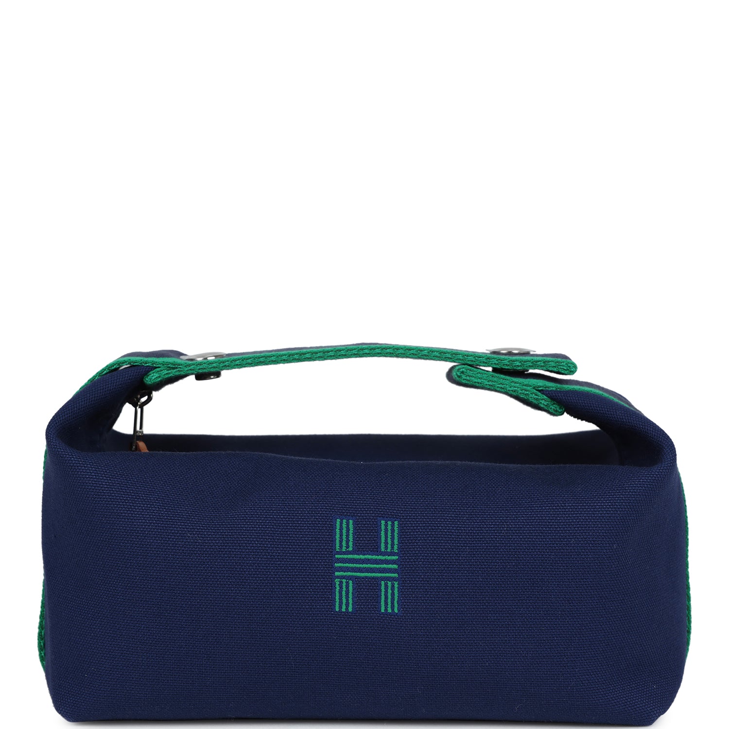 Hermes Bride-A-Brac PM Marine Canvas Palladium Hardware