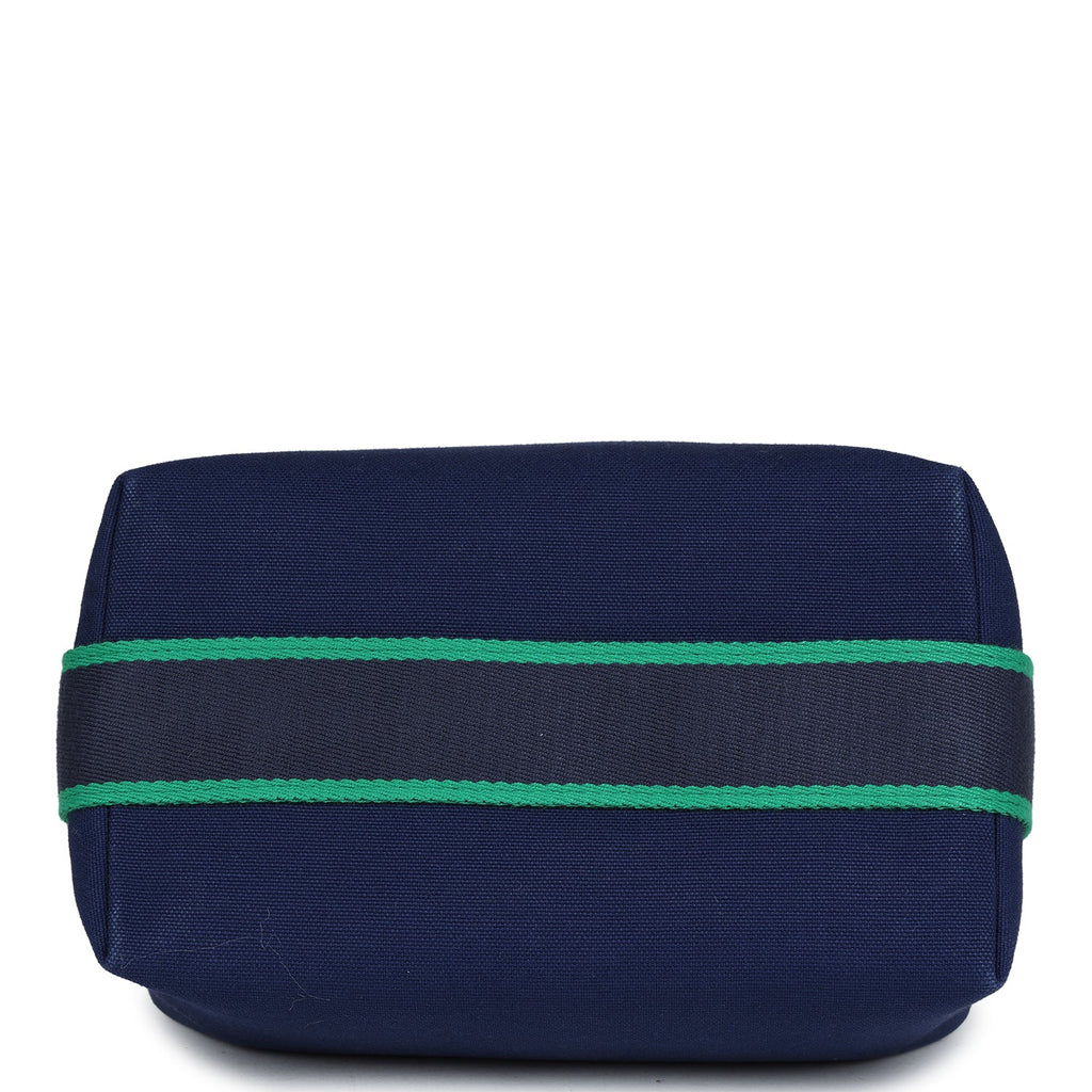 Hermes Bride-A-Brac PM Marine Canvas Palladium Hardware