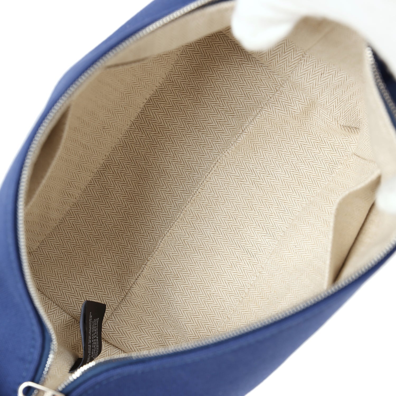 Hermes Bride-A-Brac PM Marine Canvas Palladium Hardware