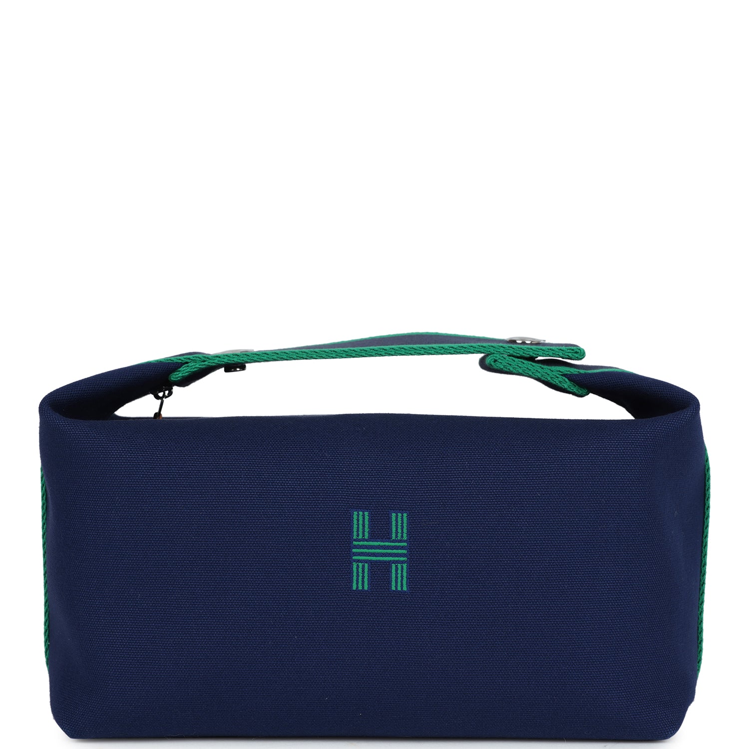 Hermes Bride-A-Brac GM Marine Canvas Palladium Hardware