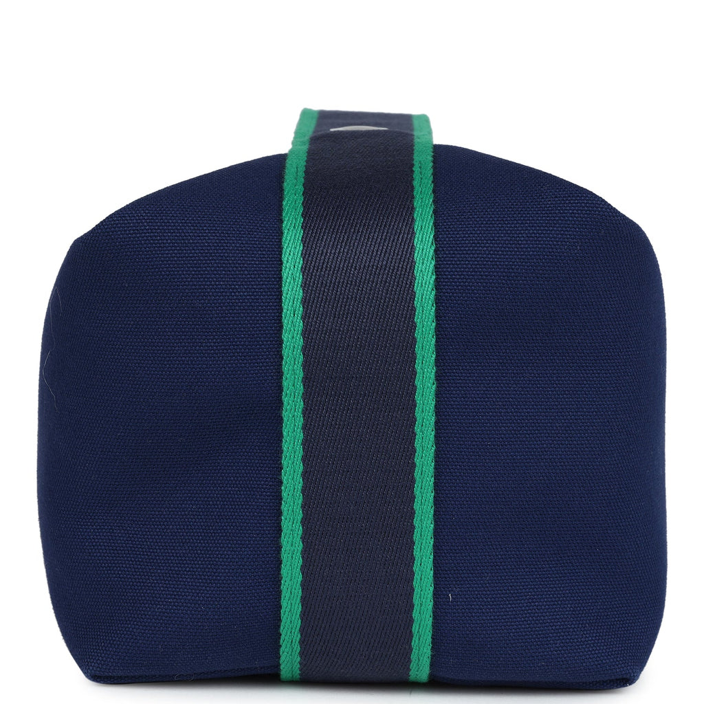 Hermes Bride-A-Brac GM Marine Canvas Palladium Hardware