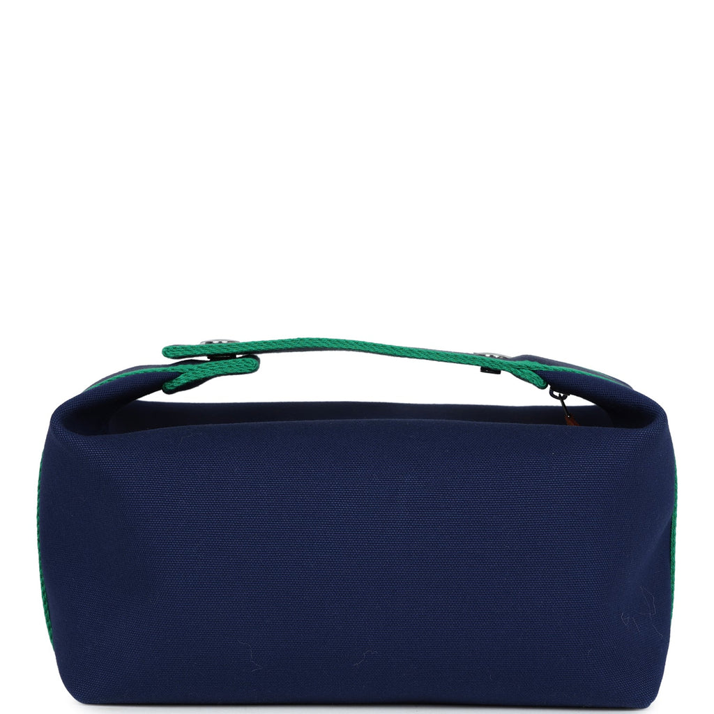 Hermes Bride-A-Brac GM Marine Canvas Palladium Hardware