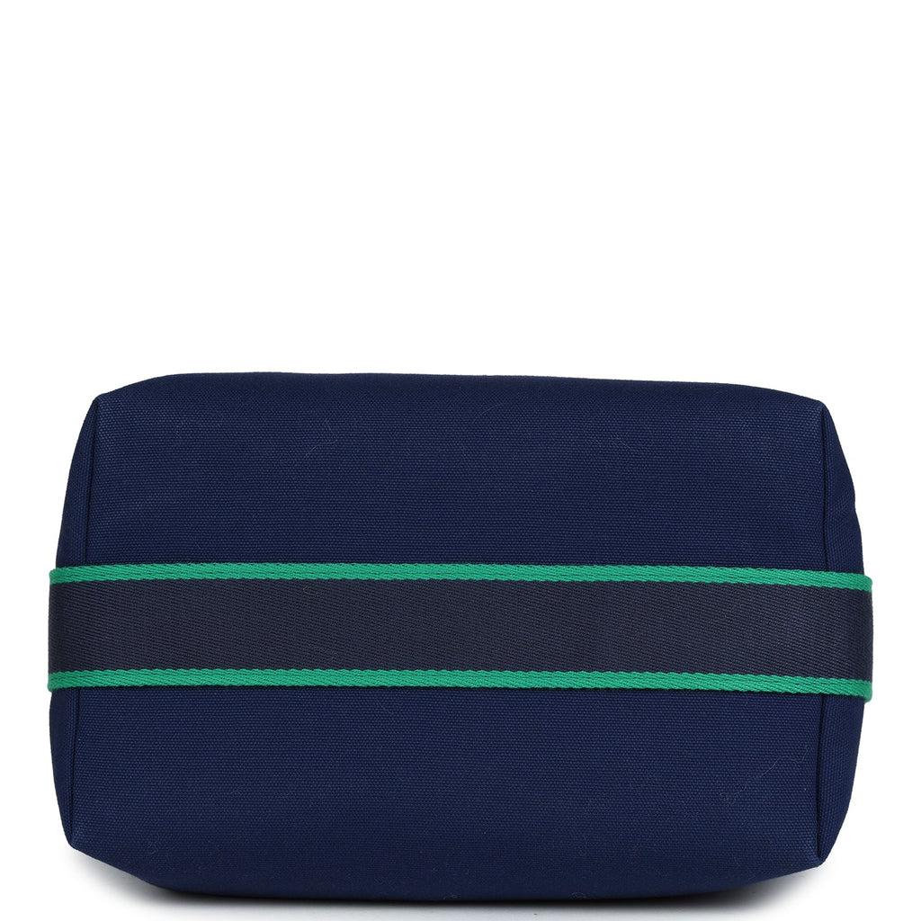 Hermes Bride-A-Brac GM Marine Canvas Palladium Hardware
