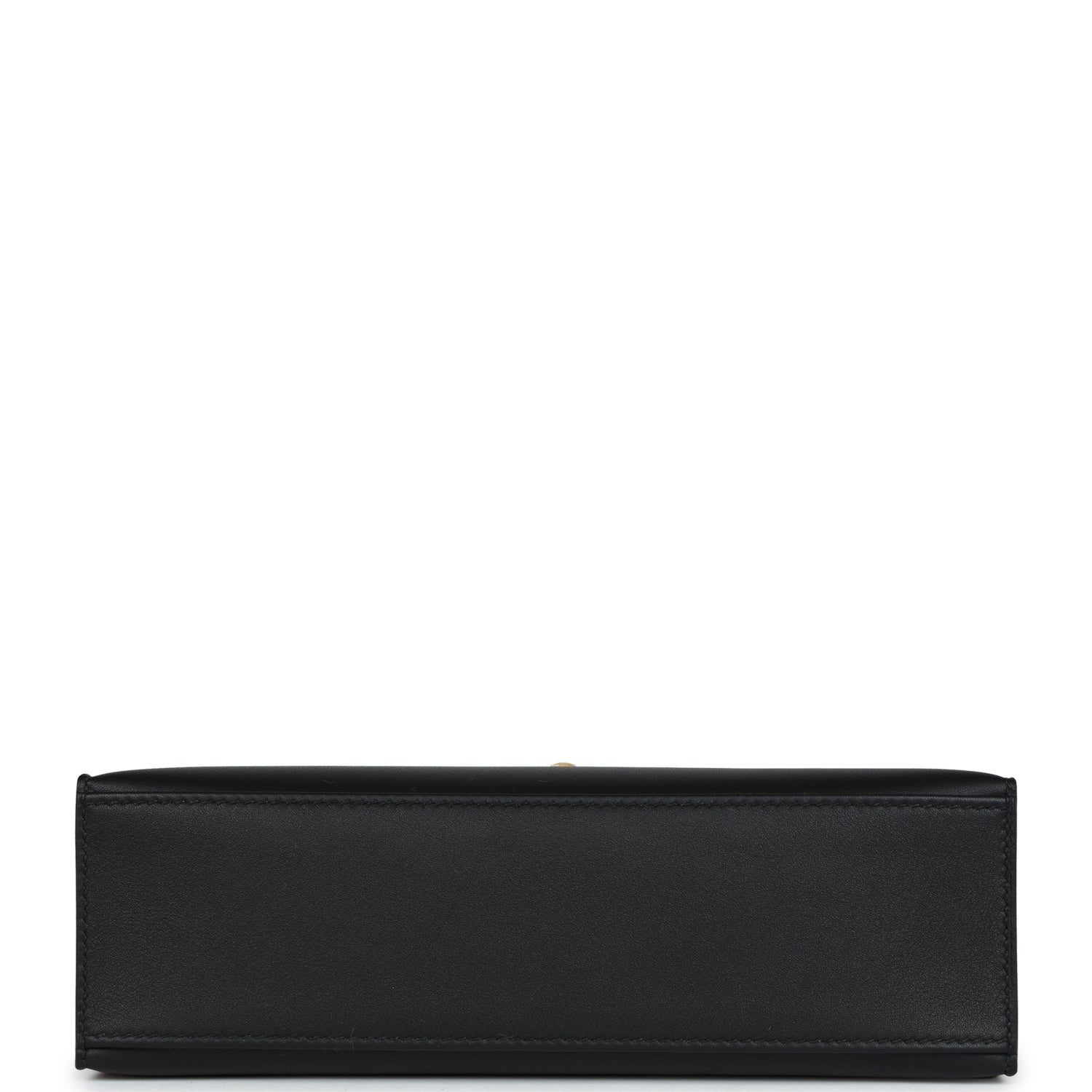 Hermes Kelly Pochette Black Swift Gold Hardware