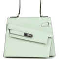 Hermes Kelly Sellier en Desordre 20 Vert Fizz Epsom Palladium Hardware